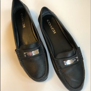COACH Fredrica Leather Loafer Shoe 8